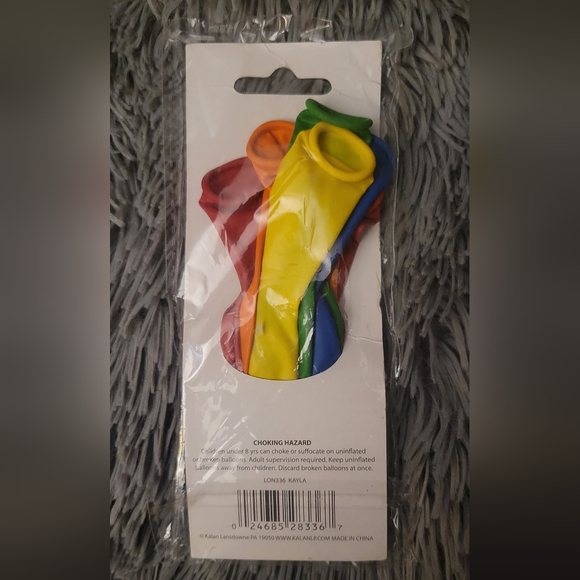 Personalized Balloons  for every occasion, "KAYLA" in assorted Colors - Picture 3 of 3